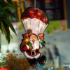 Adorno Luminoso Papa Noel En Globo - Imagen 2