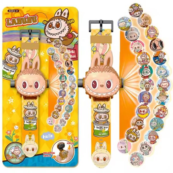 Reloj Labubu Proyector