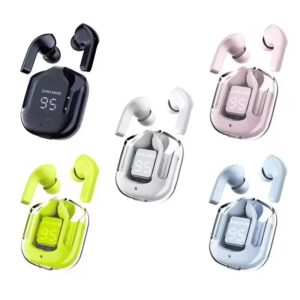 Auriculares Bluetooth Con Pantalla Digital Transparente