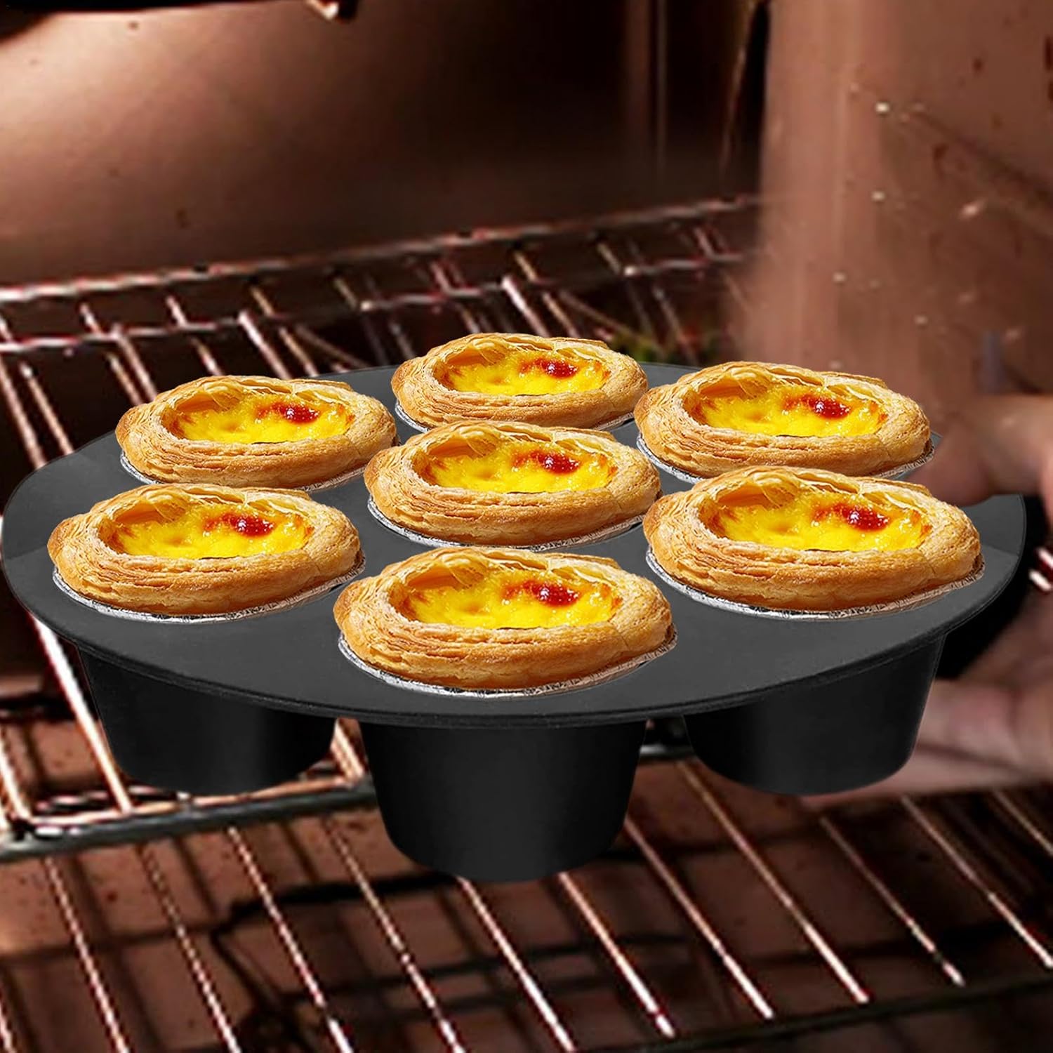 Molde de silicona para muffins 7 cavidades - Imagen 5