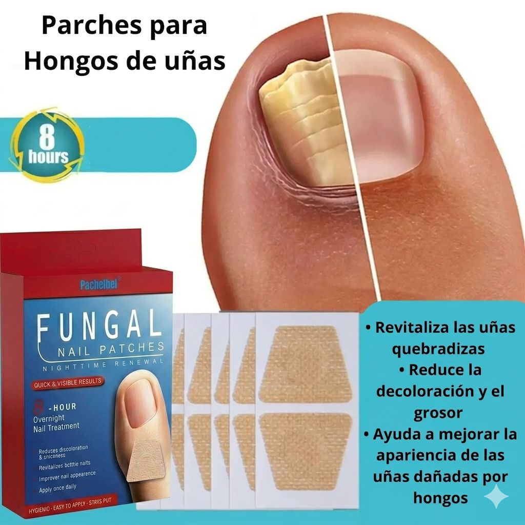 Parches para hongos de uñas x10 pcs. - Imagen 3