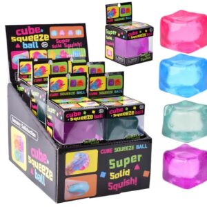 Juguete apretable de cubo de hielo