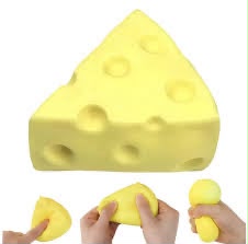 Juguete apretable Triangulo de queso