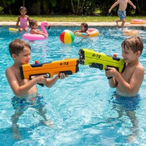 Pistola De Agua Recargable Doble Boquilla