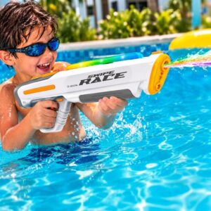 Pistola De Agua Electrica Recargable Con Succión De Agua